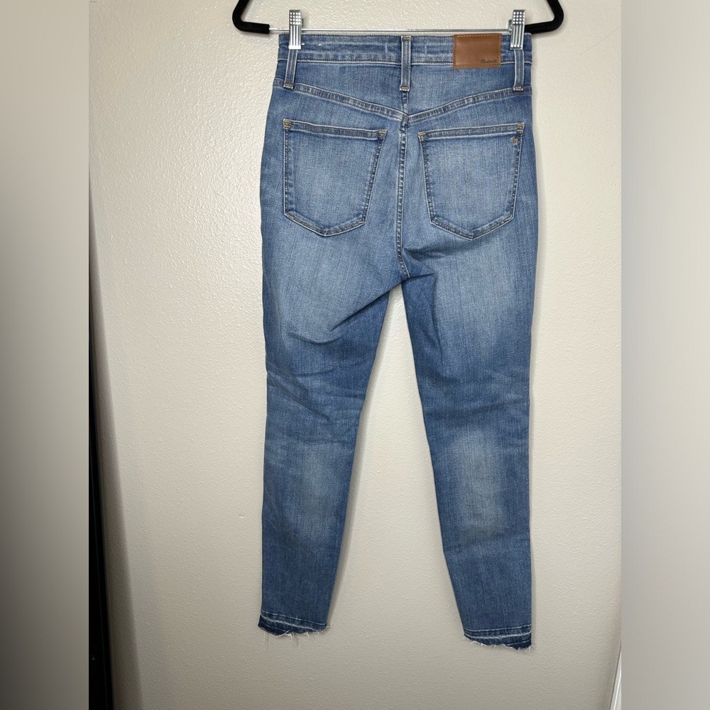 Madewell Curvy High Rise Skinny Jeans Dark Wash Women's Size 27 - Picture 3 of 6